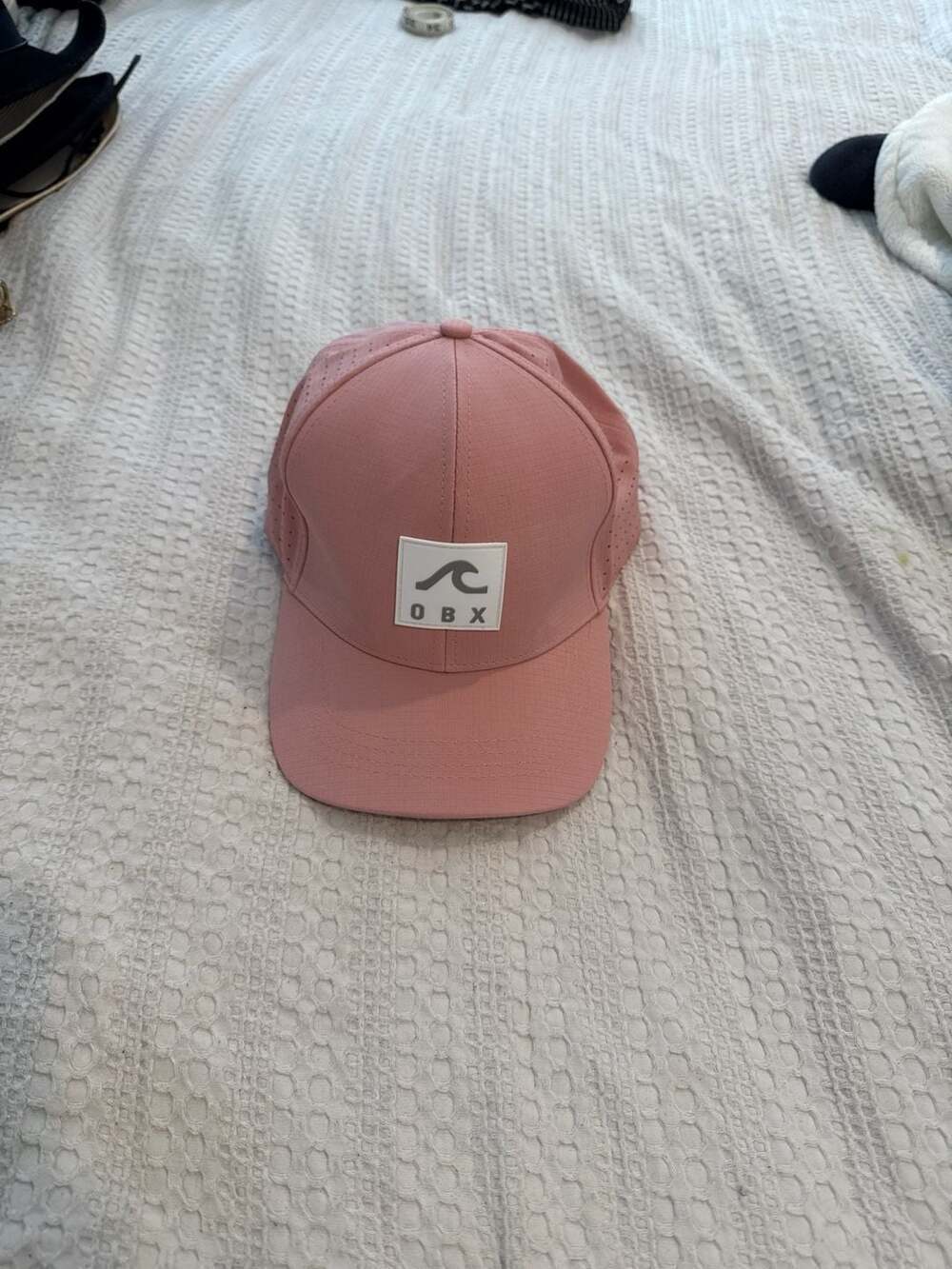 Kruger Ltd. OBX Outer Banks NC Wave Performance Tech Hat Dusty Rose